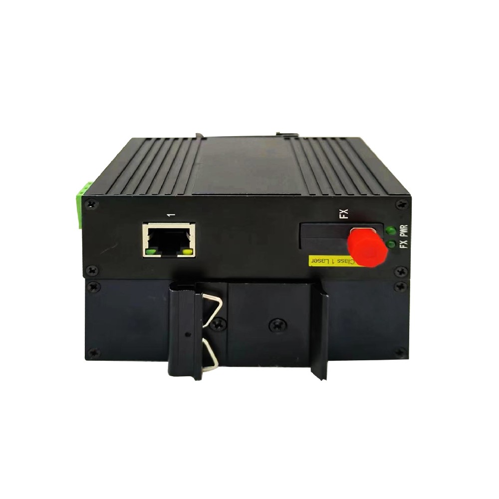 百兆工业级1光1电收发器